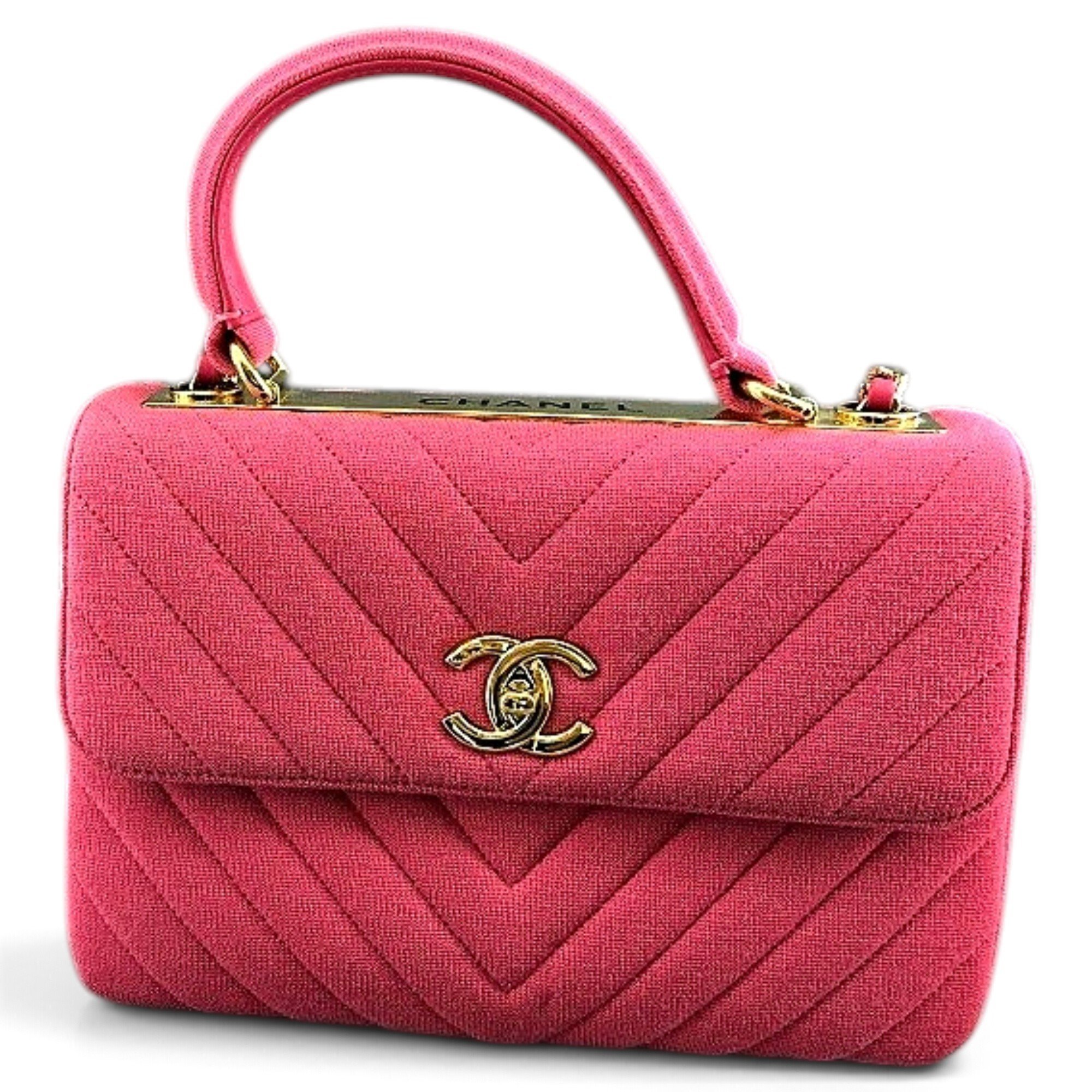 Trendy CC cloth handbag