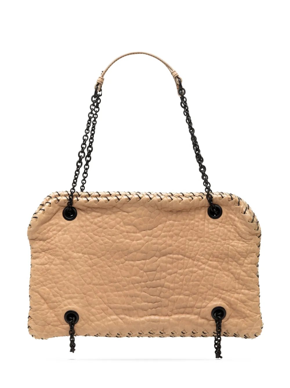 Bottega Veneta 2012-2026 Textured Leather Whipstitch Duo shoulder bag