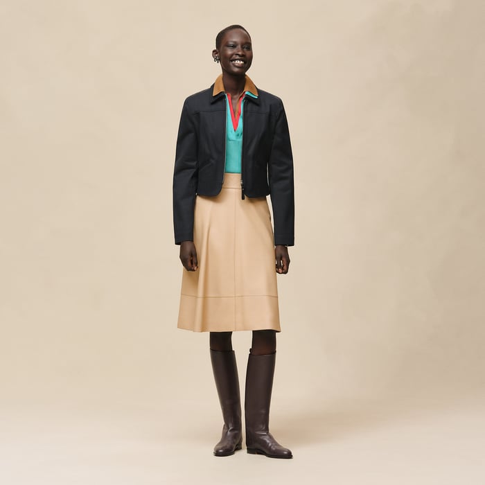 Noir Double Cotton Twill Jacket