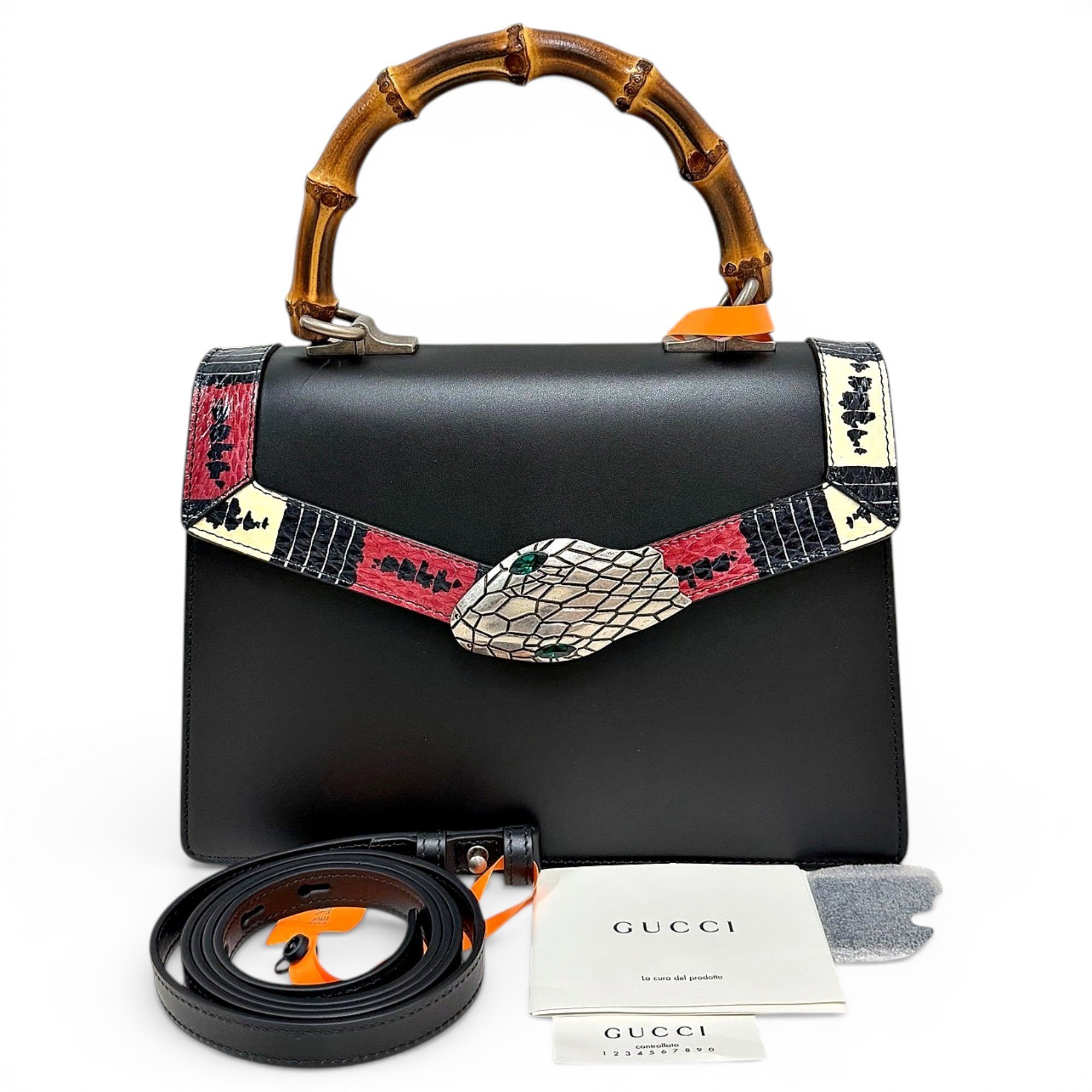 Dionysus Bamboo leather handbag
