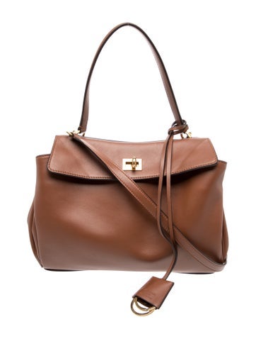 Leather Rodeo Medium Handbag