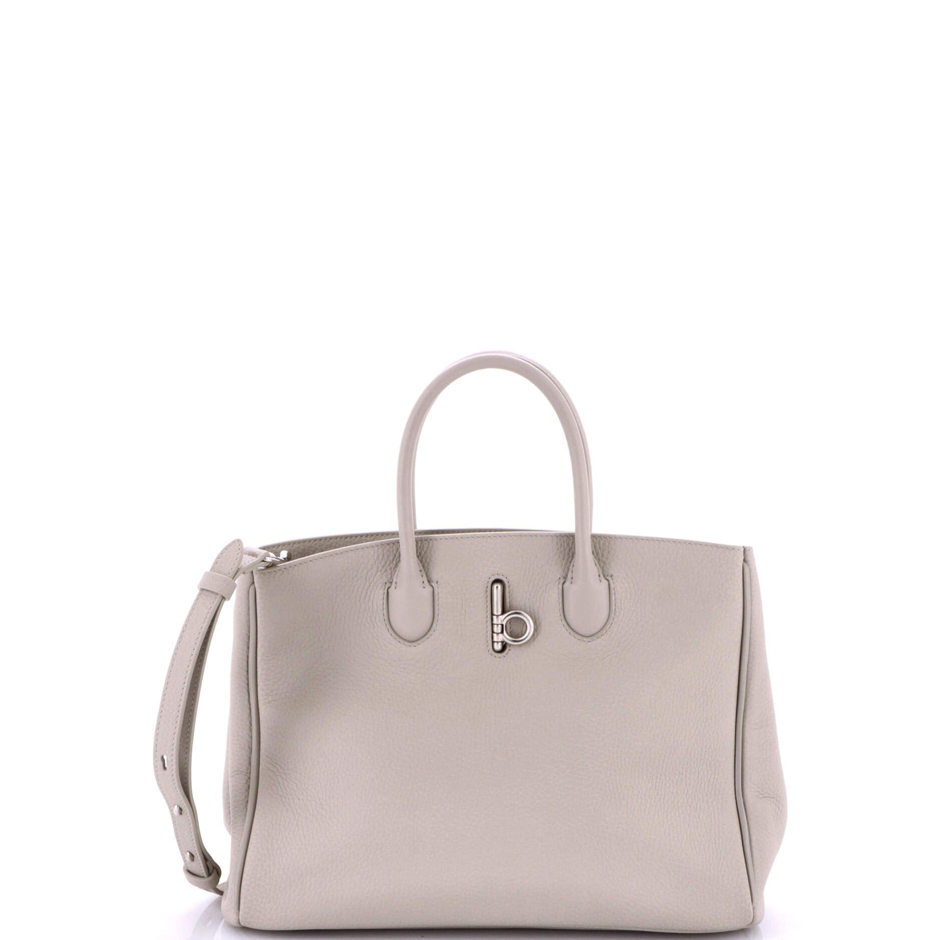 Burberry Rocking Horse Tote Bag Leather Small