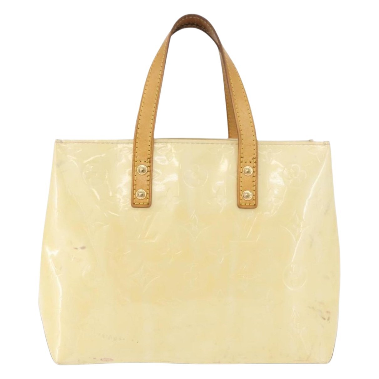 Reade patent leather handbag