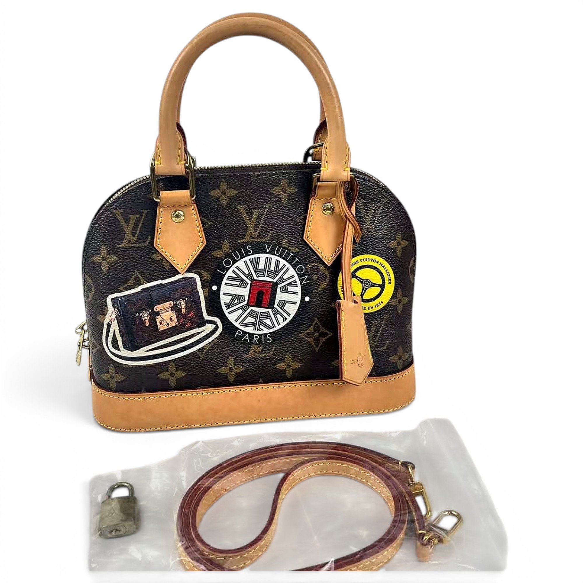 Alma BB leather handbag