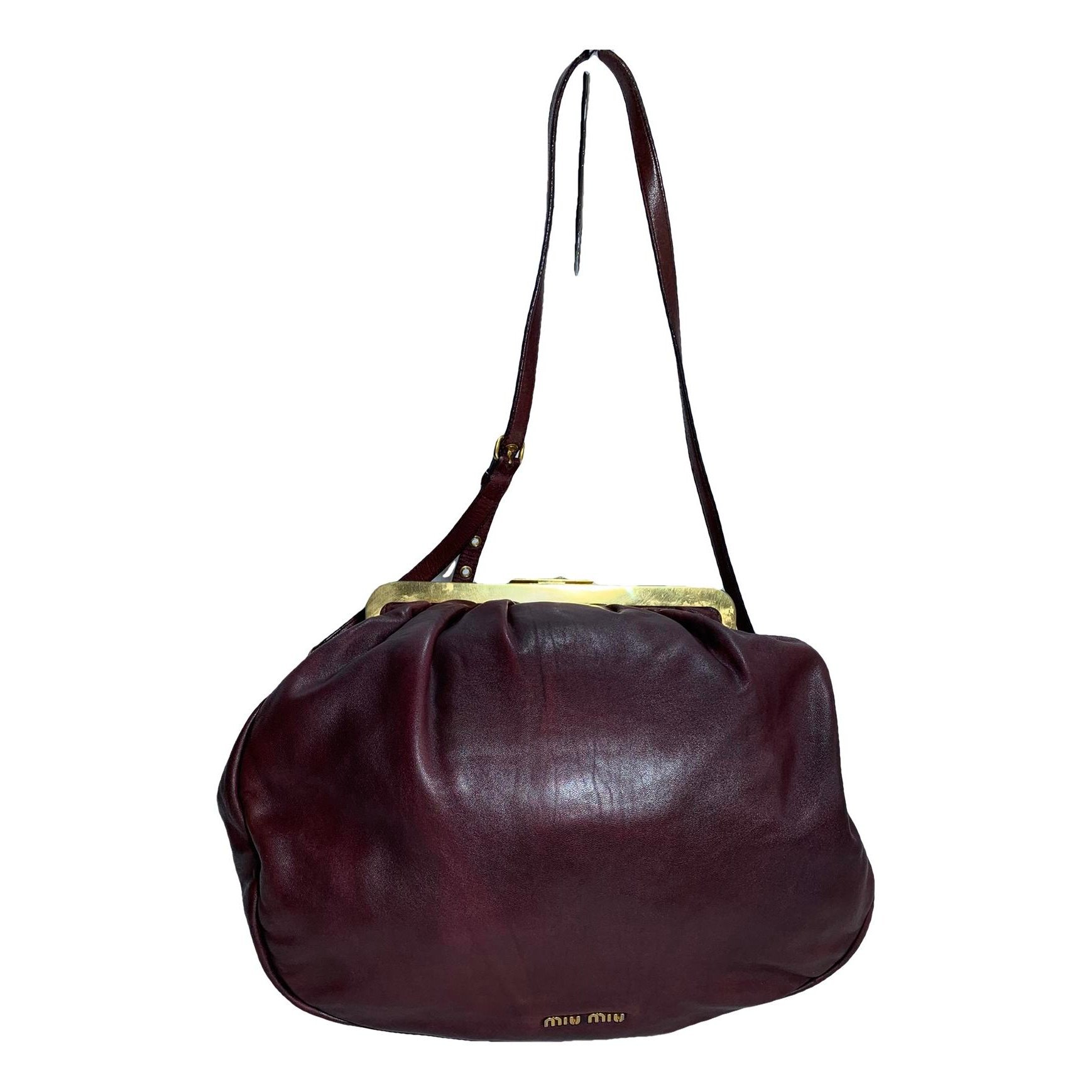 Leather crossbody bag