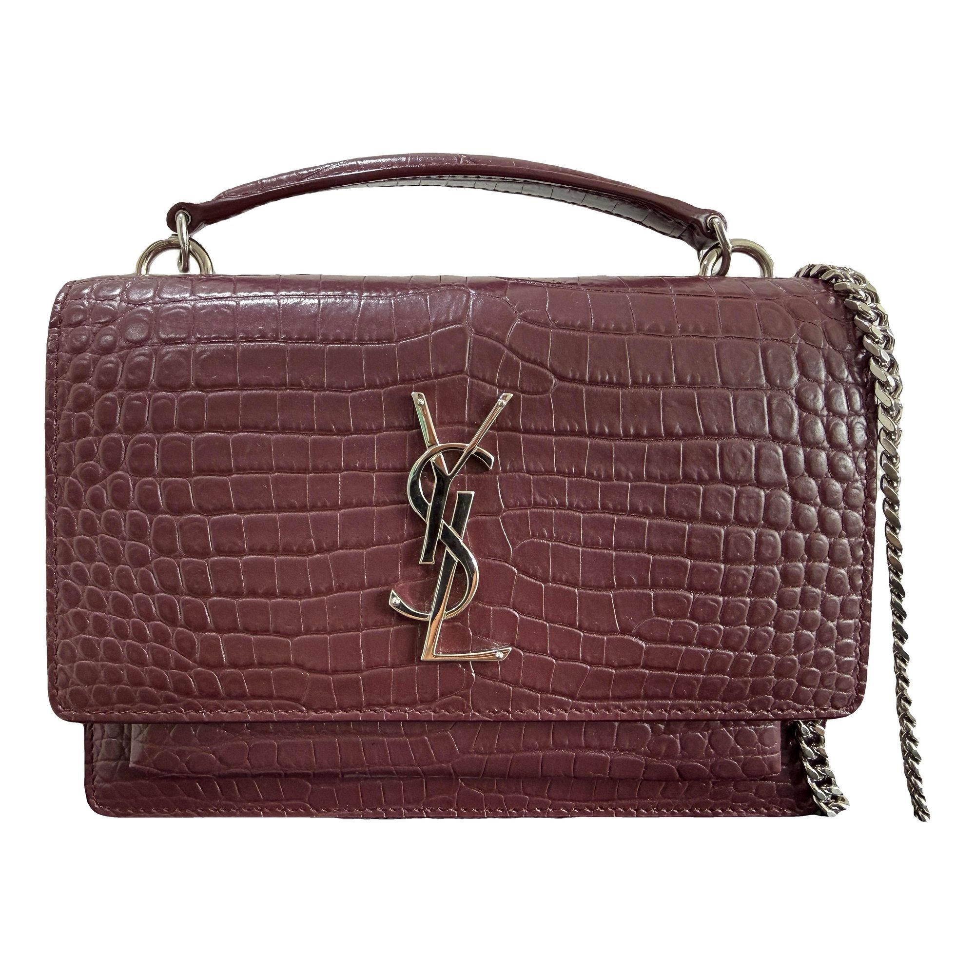 Sunset leather crossbody bag