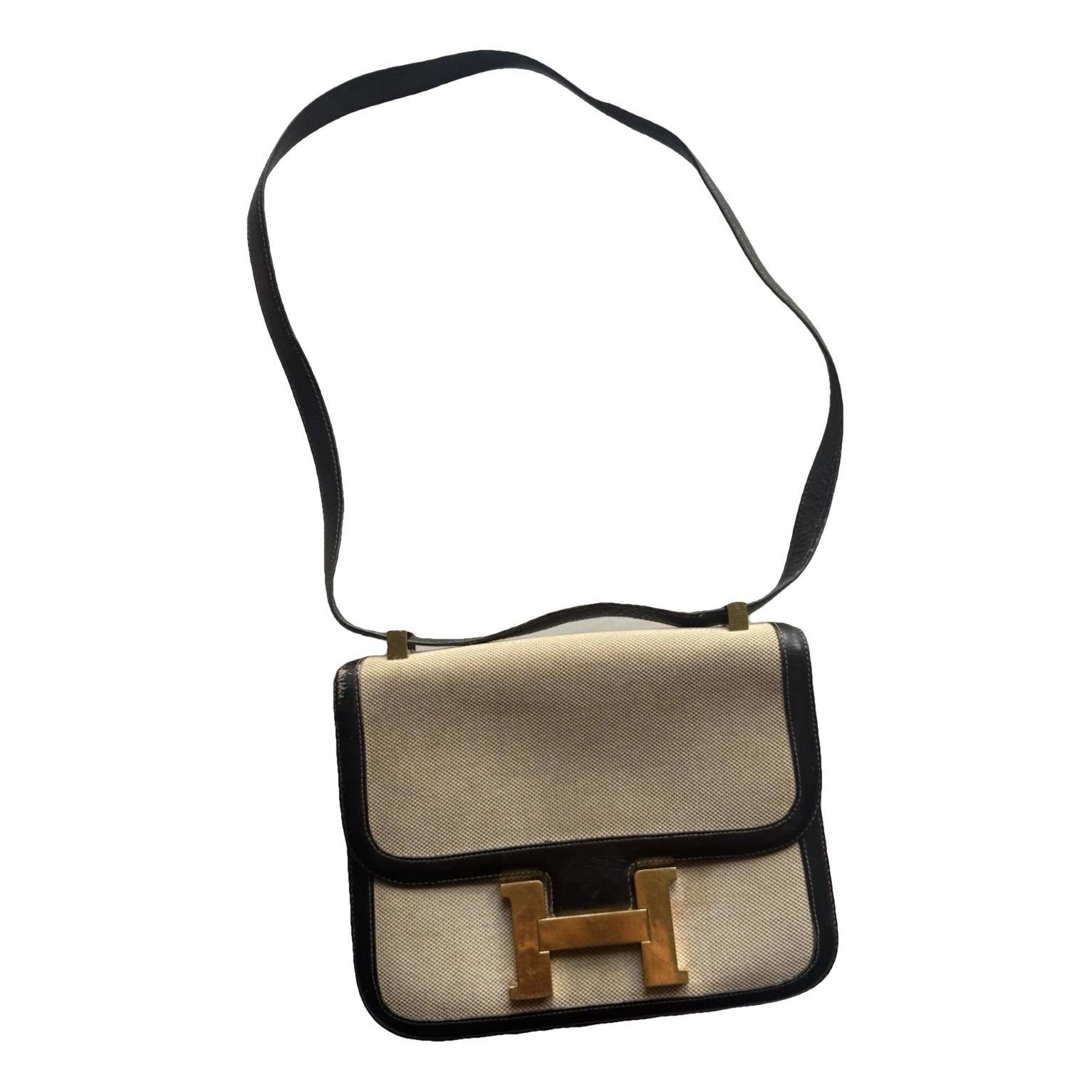 Hermes Constance cloth handbag