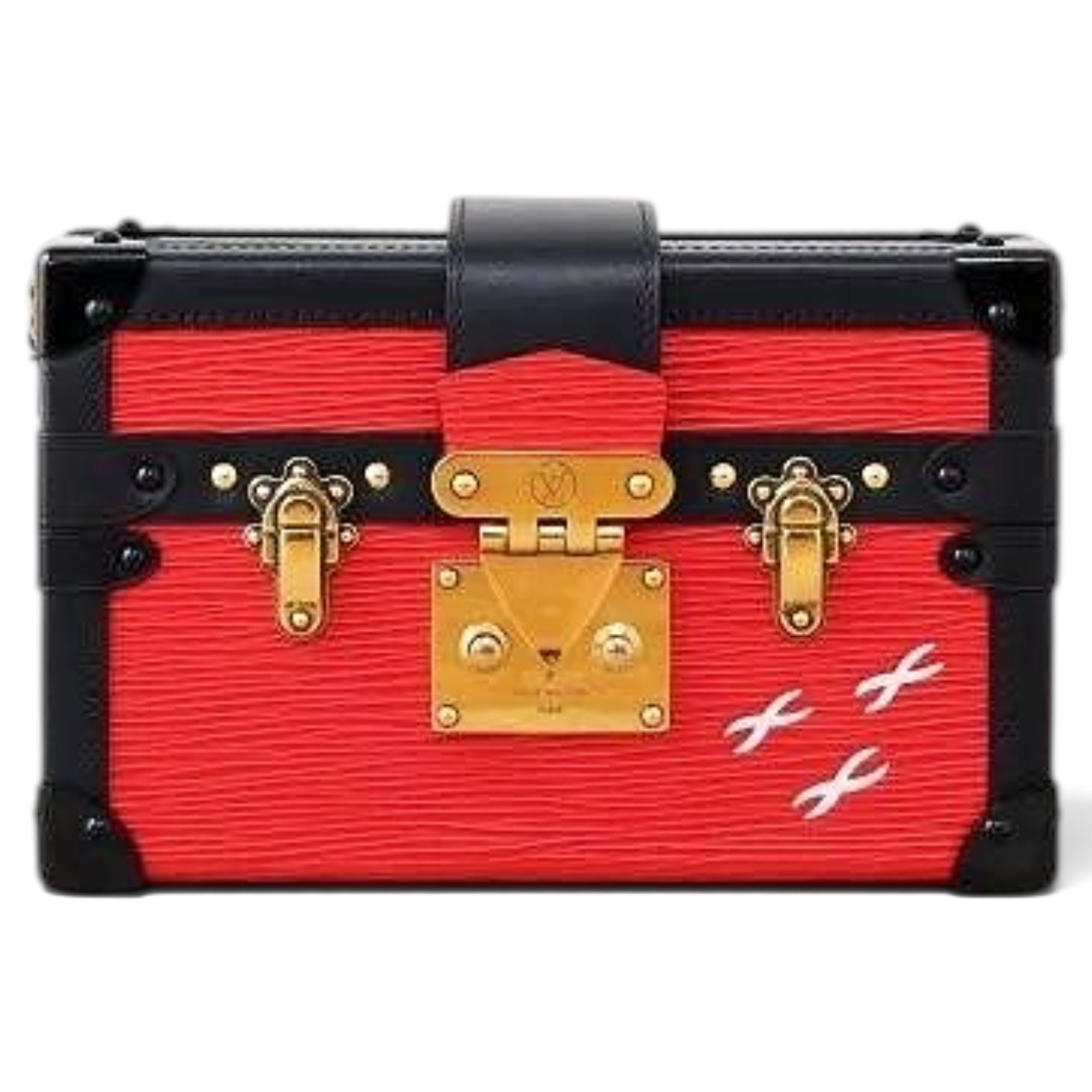 Petite Malle leather handbag