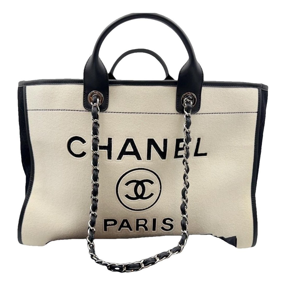 Deauville leather handbag