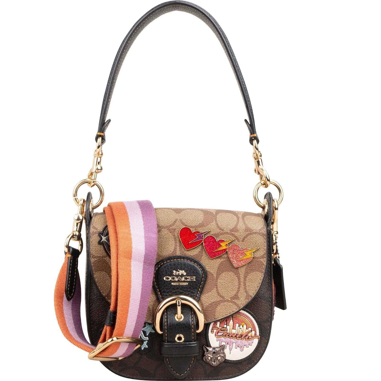 Coach Signature Sufflette leather crossbody bag
