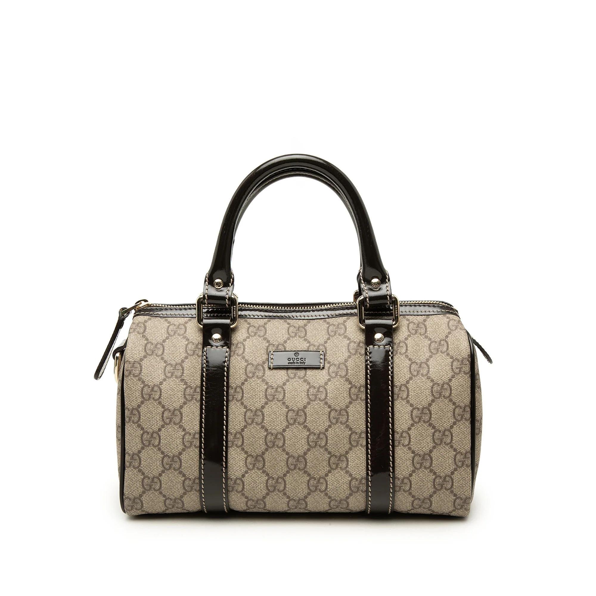 Boston leather bag