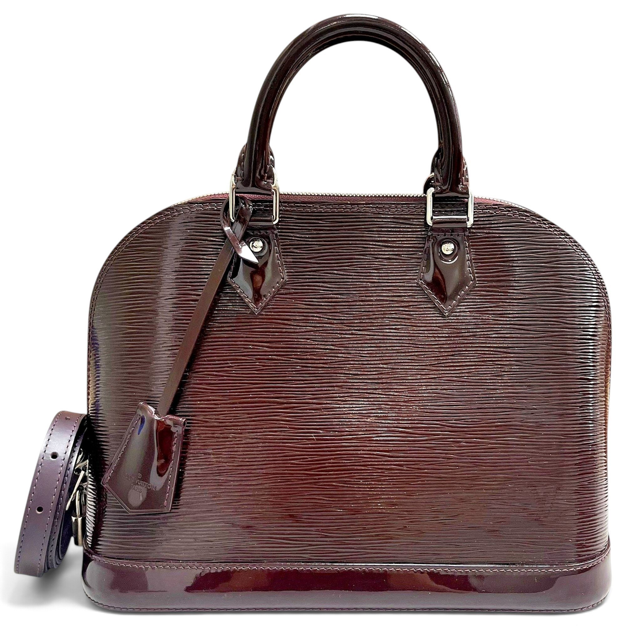 Alma patent leather handbag