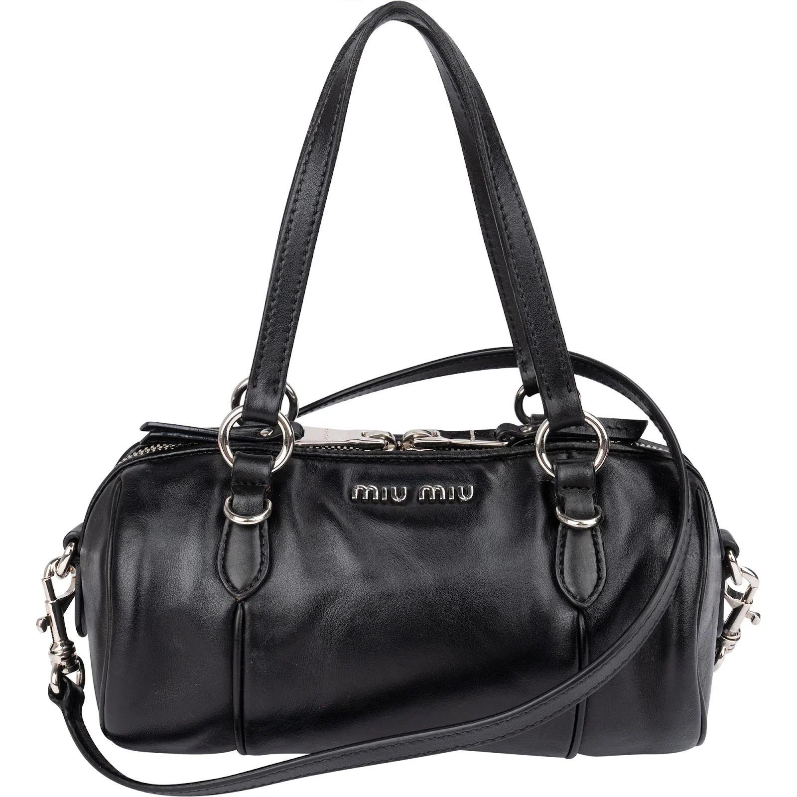 Matelassé leather handbag