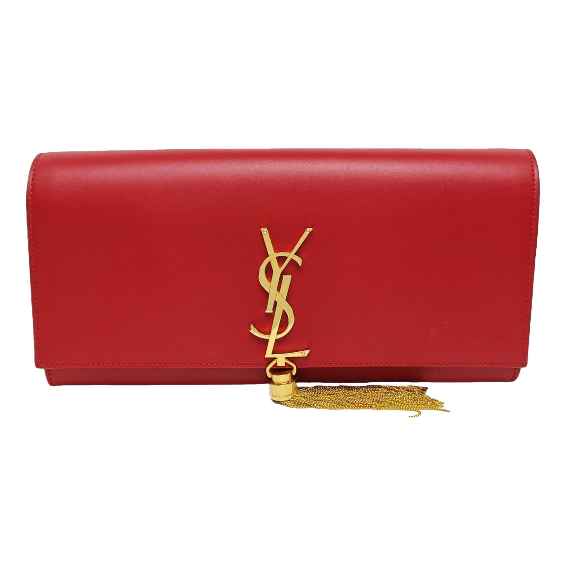 Kate monogramme leather clutch bag