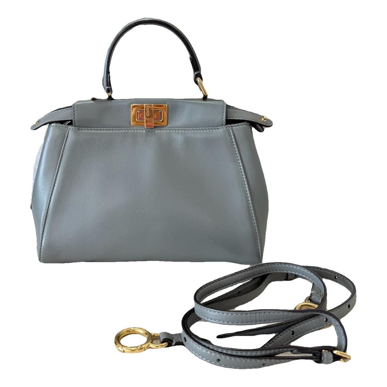 Peekaboo leather handbag