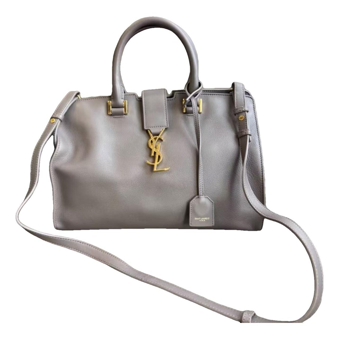 Monogram Cabas leather tote