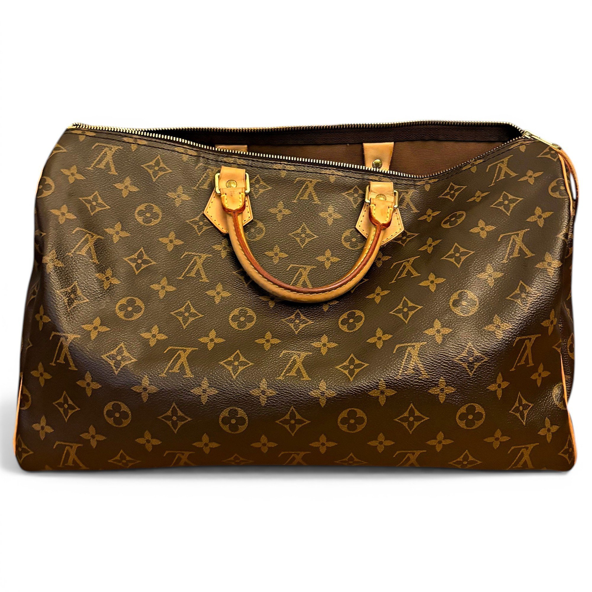 Speedy leather handbag