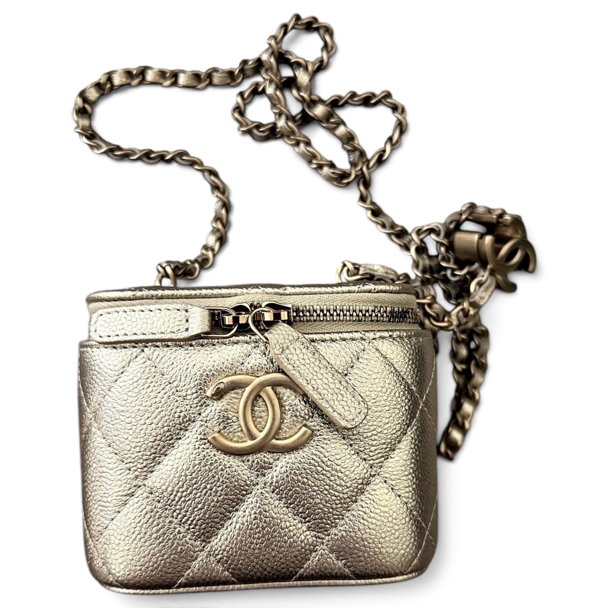 Vanity leather mini bag