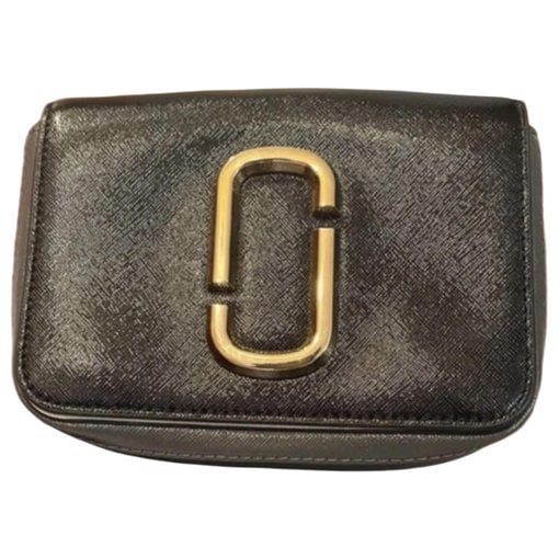 Snapshot leather clutch bag