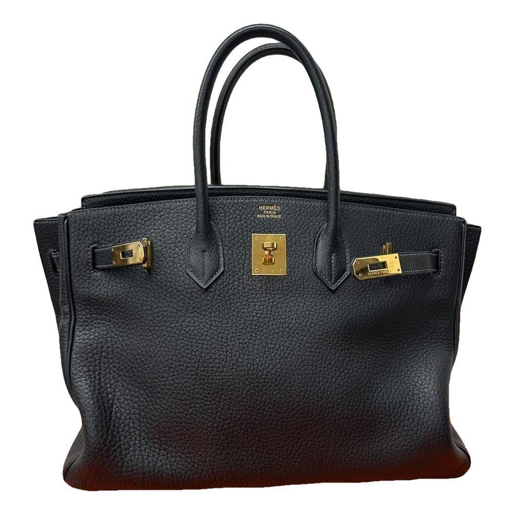 Birkin 35 leather handbag