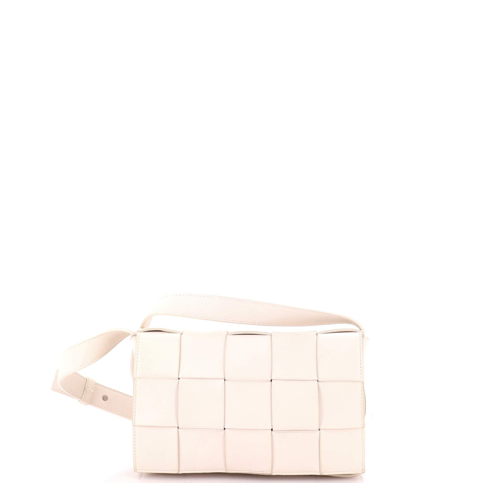 Cassette Crossbody Bag Maxi Intrecciato Leather