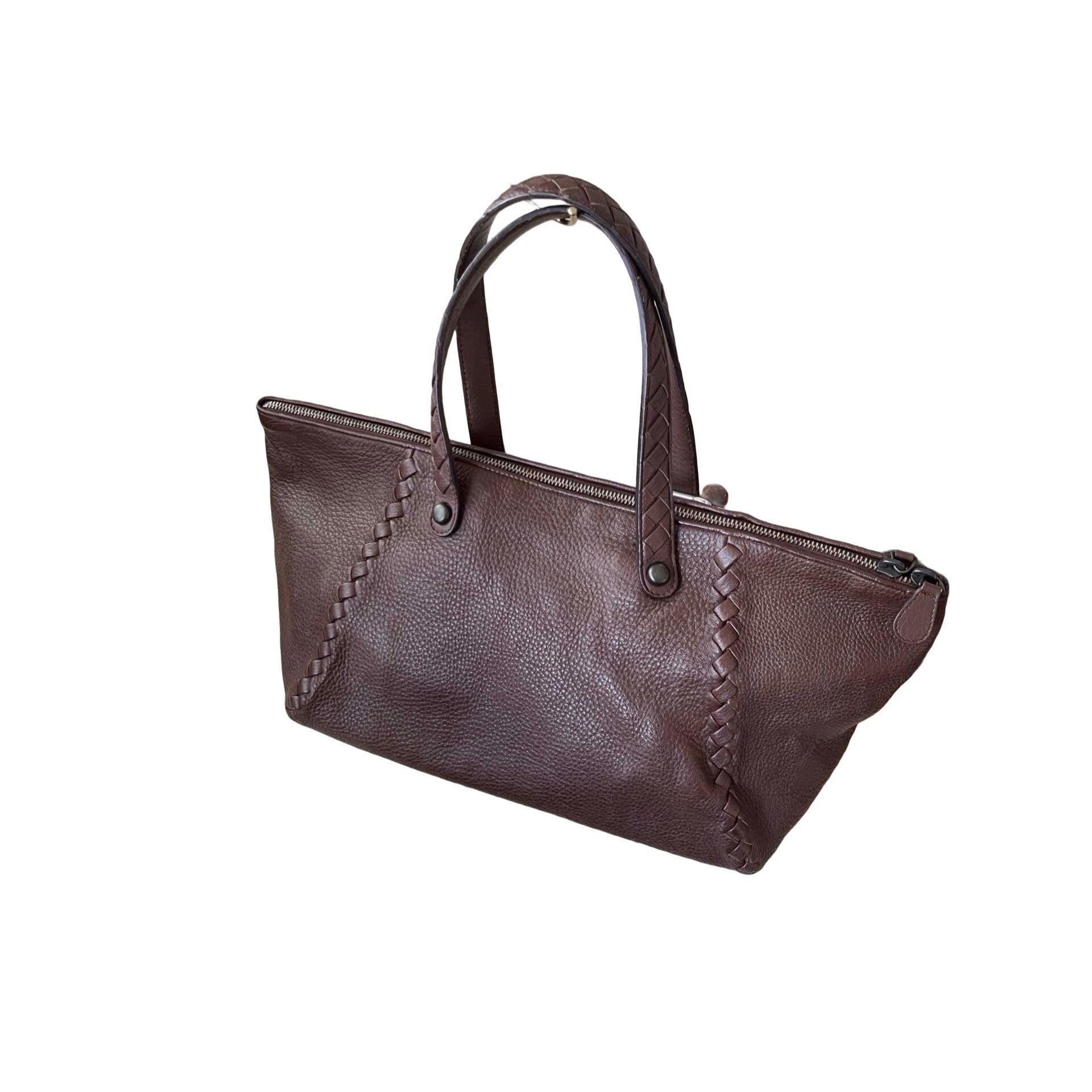 Leather tote