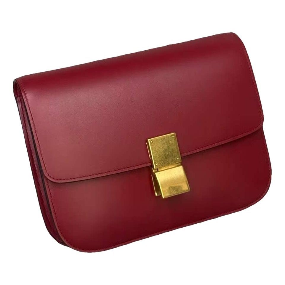 Classic leather crossbody bag