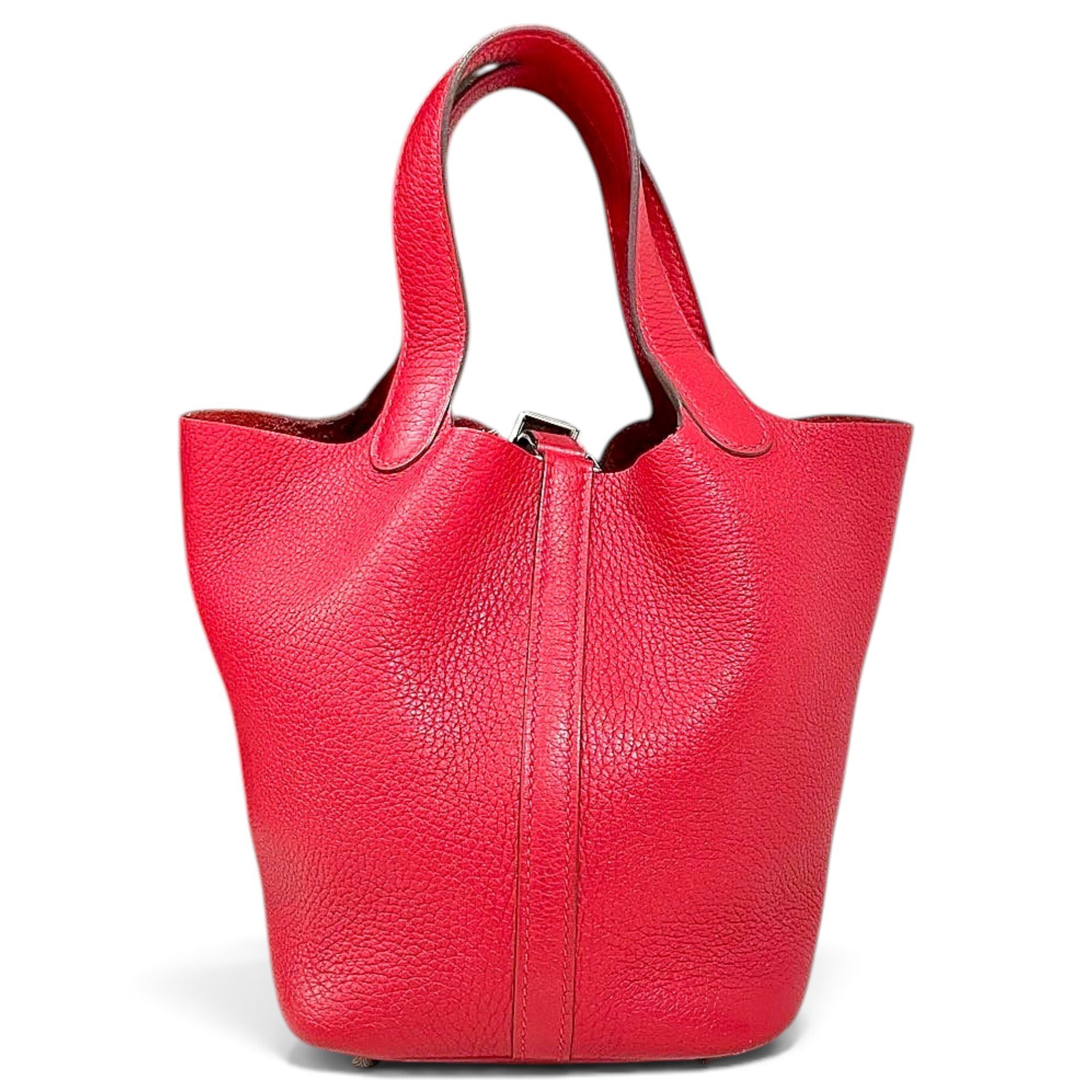 Picotin leather handbag