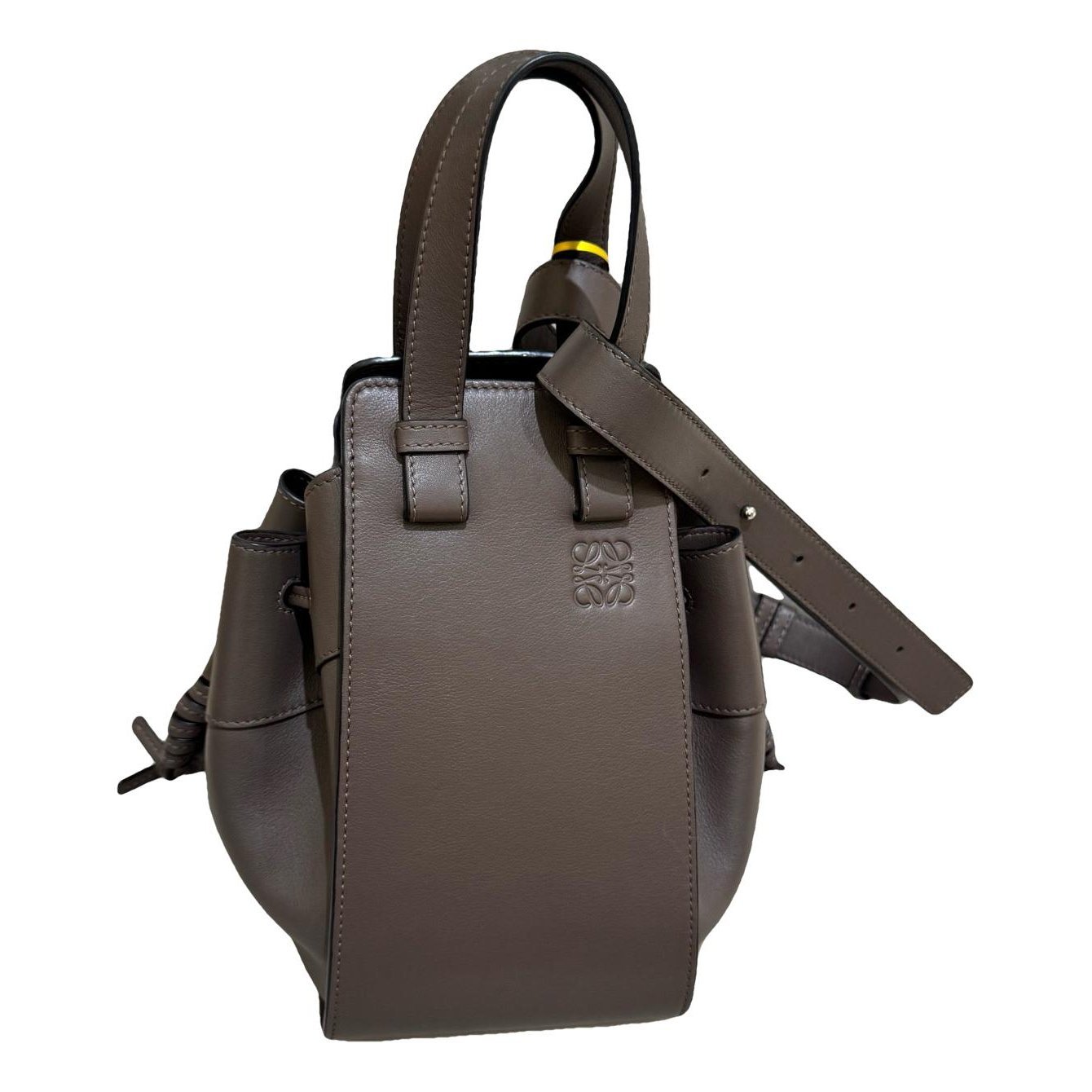 Hammock leather handbag