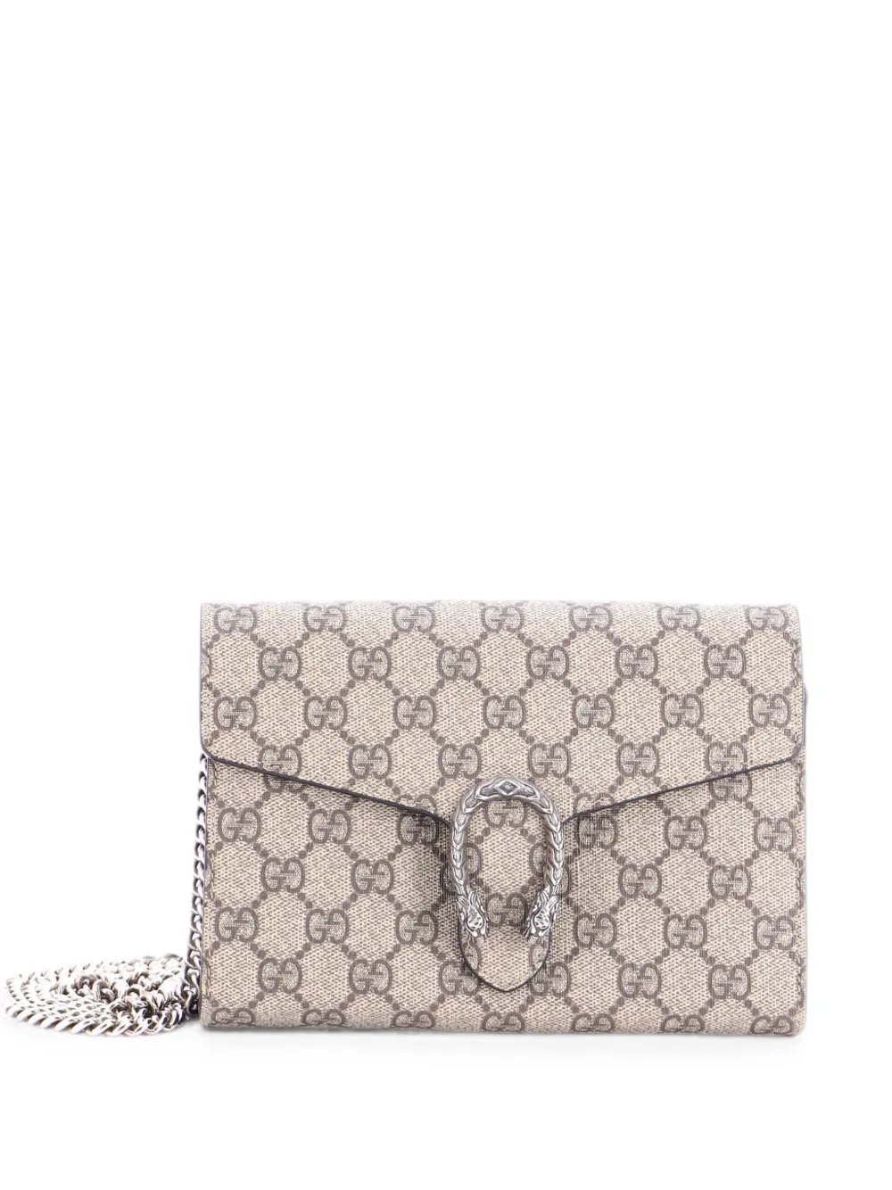 Dionysus Chain Wallet GG Coated Canvas Small crossbody bag