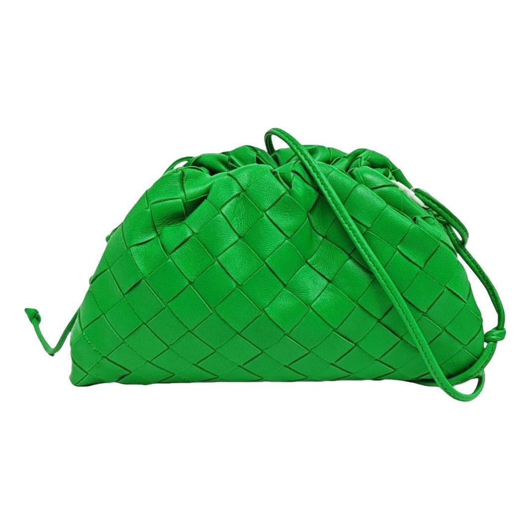 Pouch leather handbag