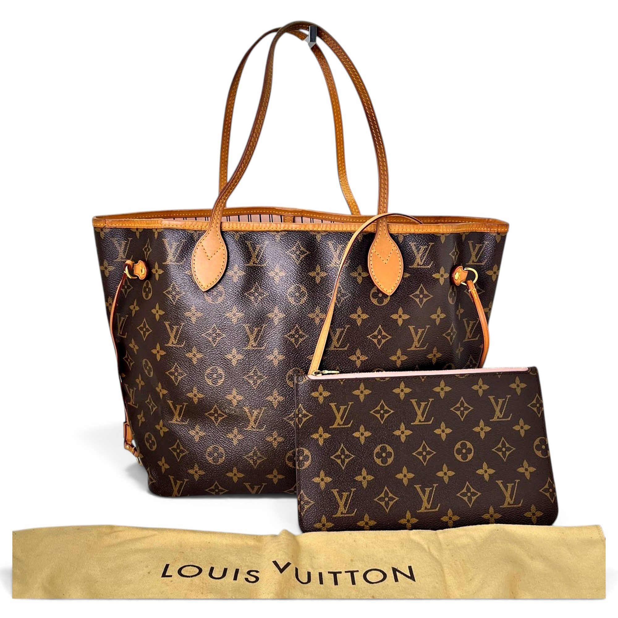 Neverfull leather tote