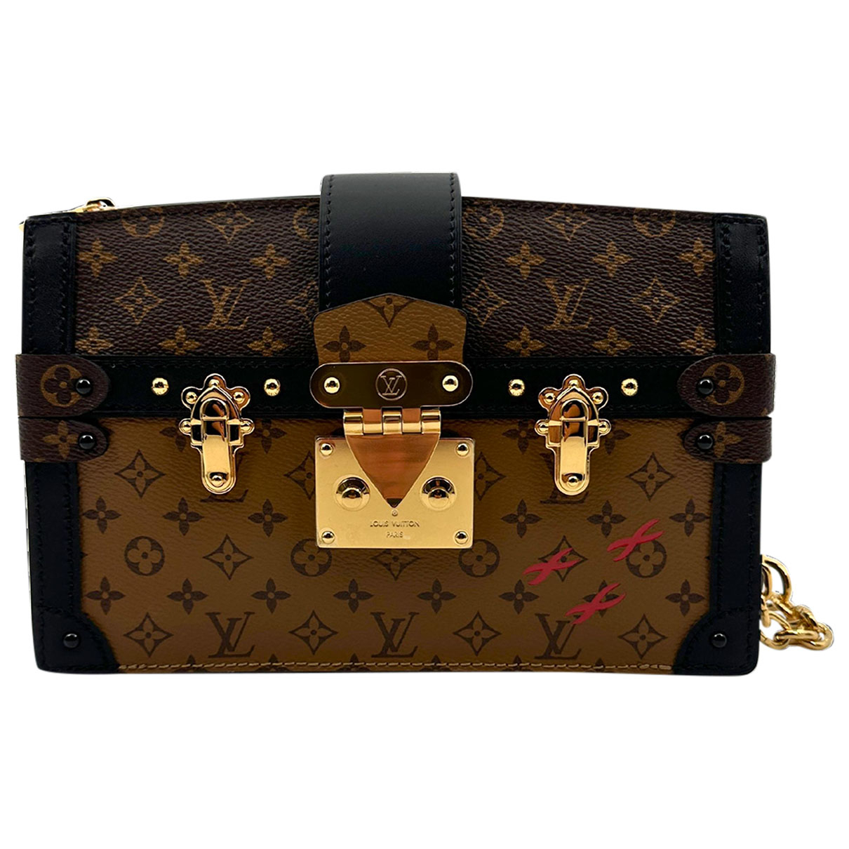 Pochette Trunk cloth clutch bag