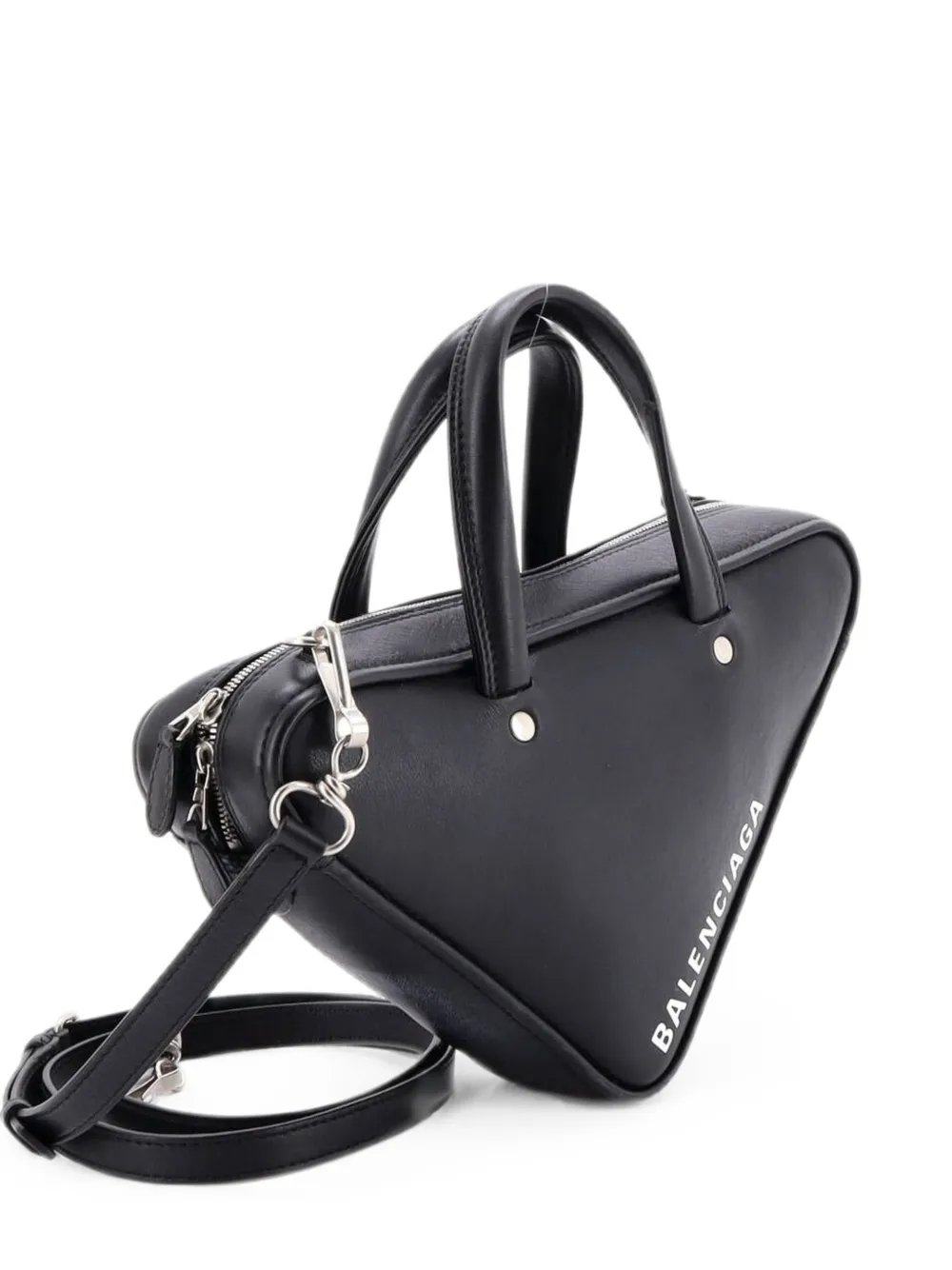 Balenciaga Triangle Duffle Bag Leather Small satchel