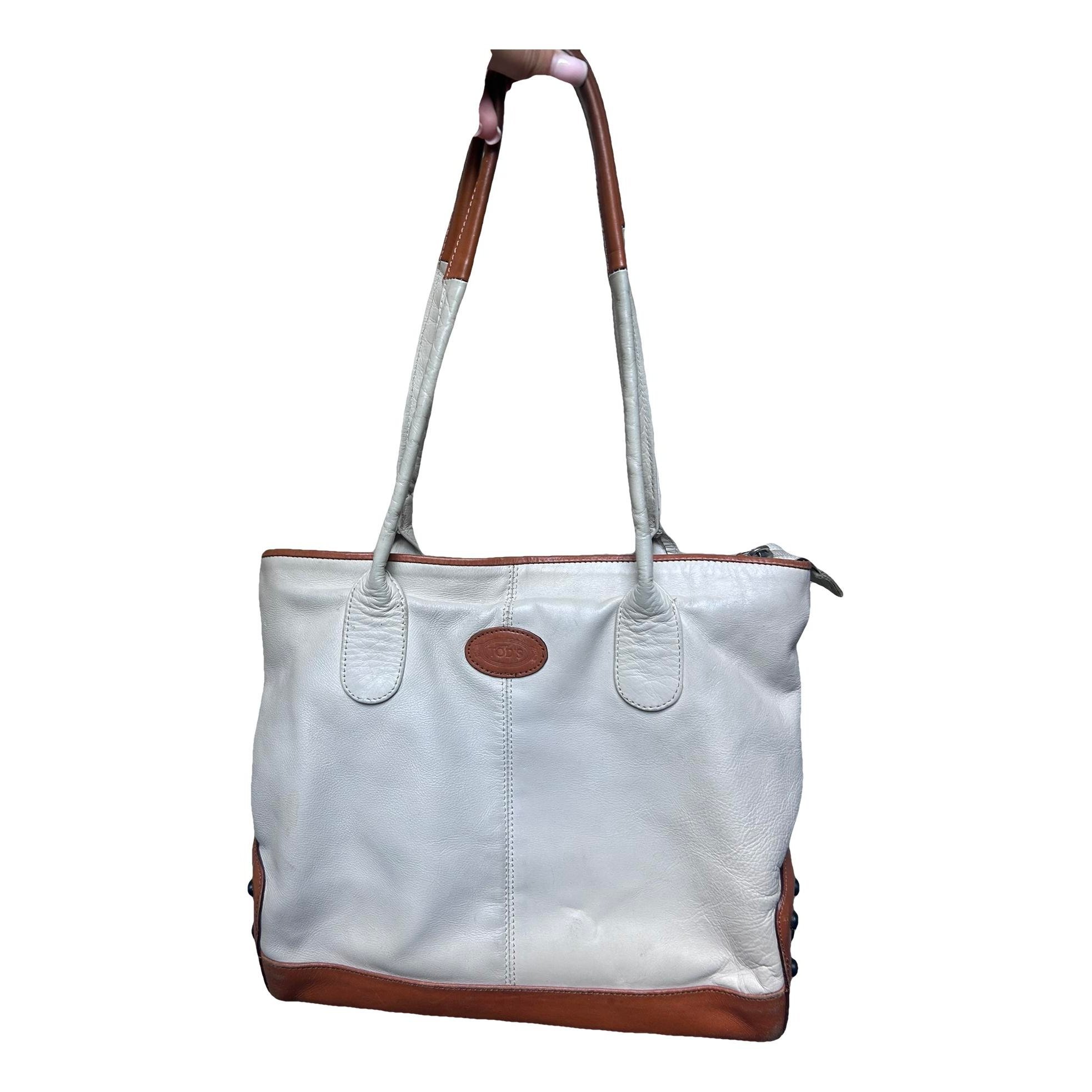 Leather tote