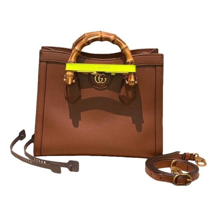 Diana Bamboo leather tote