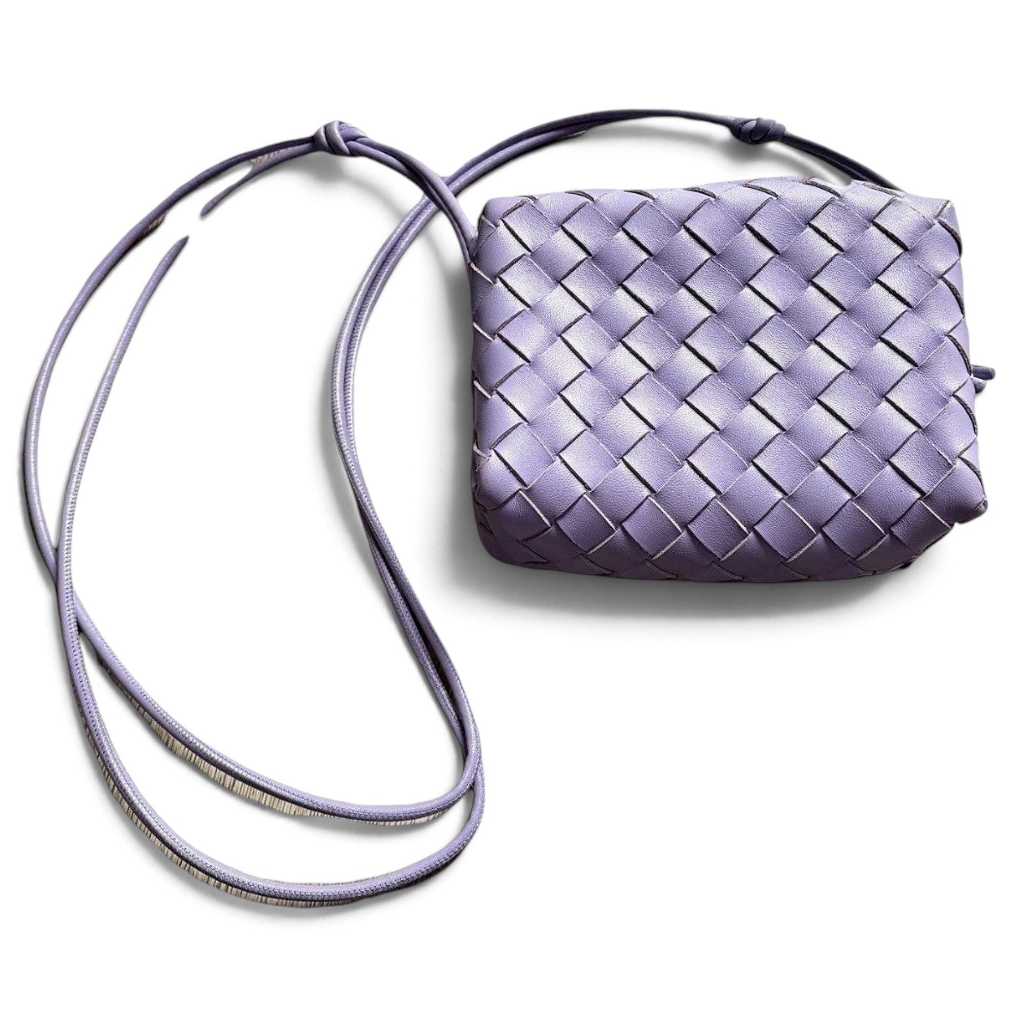 Loop leather crossbody bag