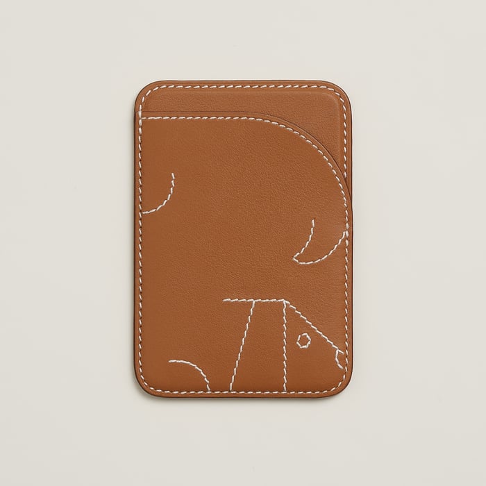 Gold "Dog" Magsafe Card Holder