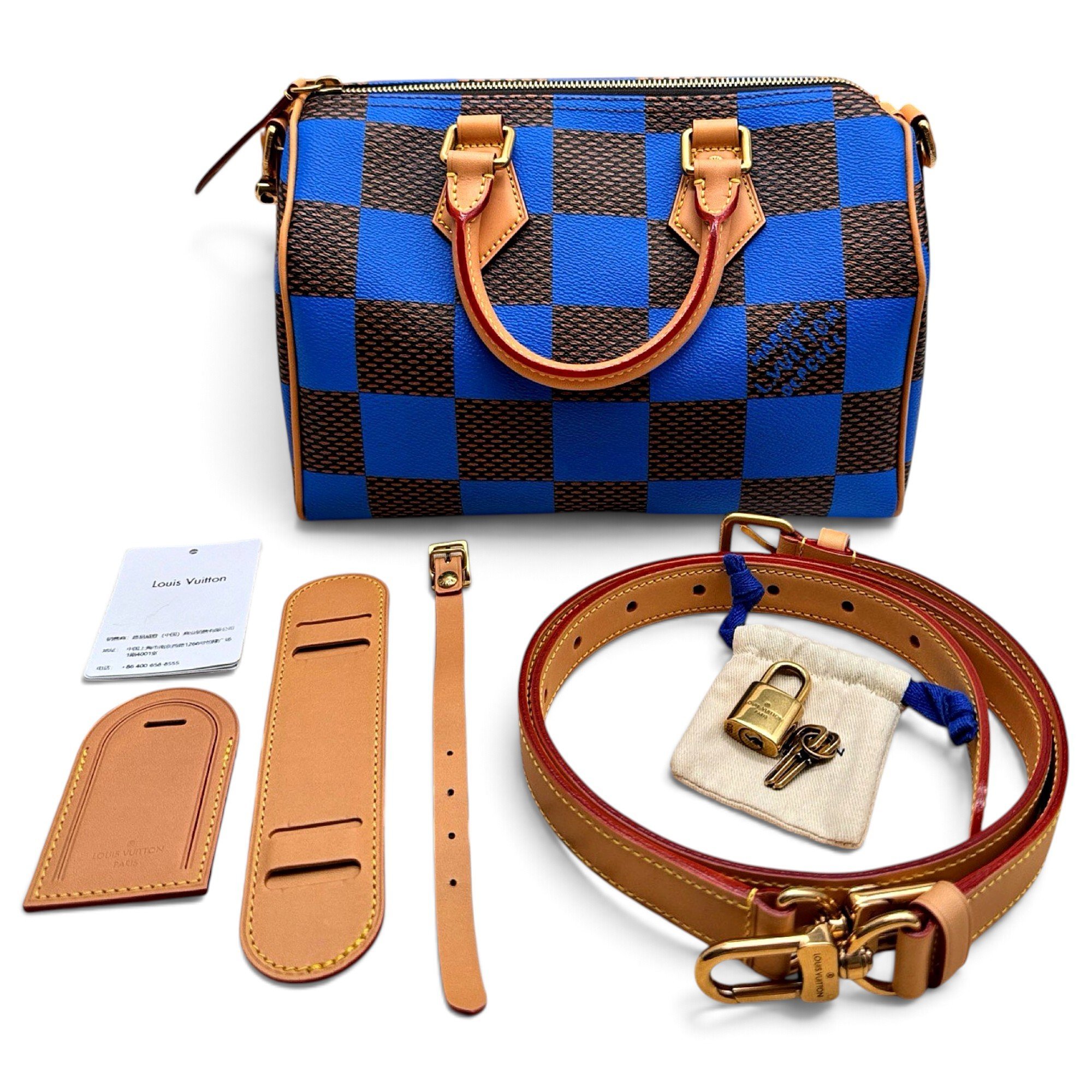 Speedy Bandoulière leather bowling bag