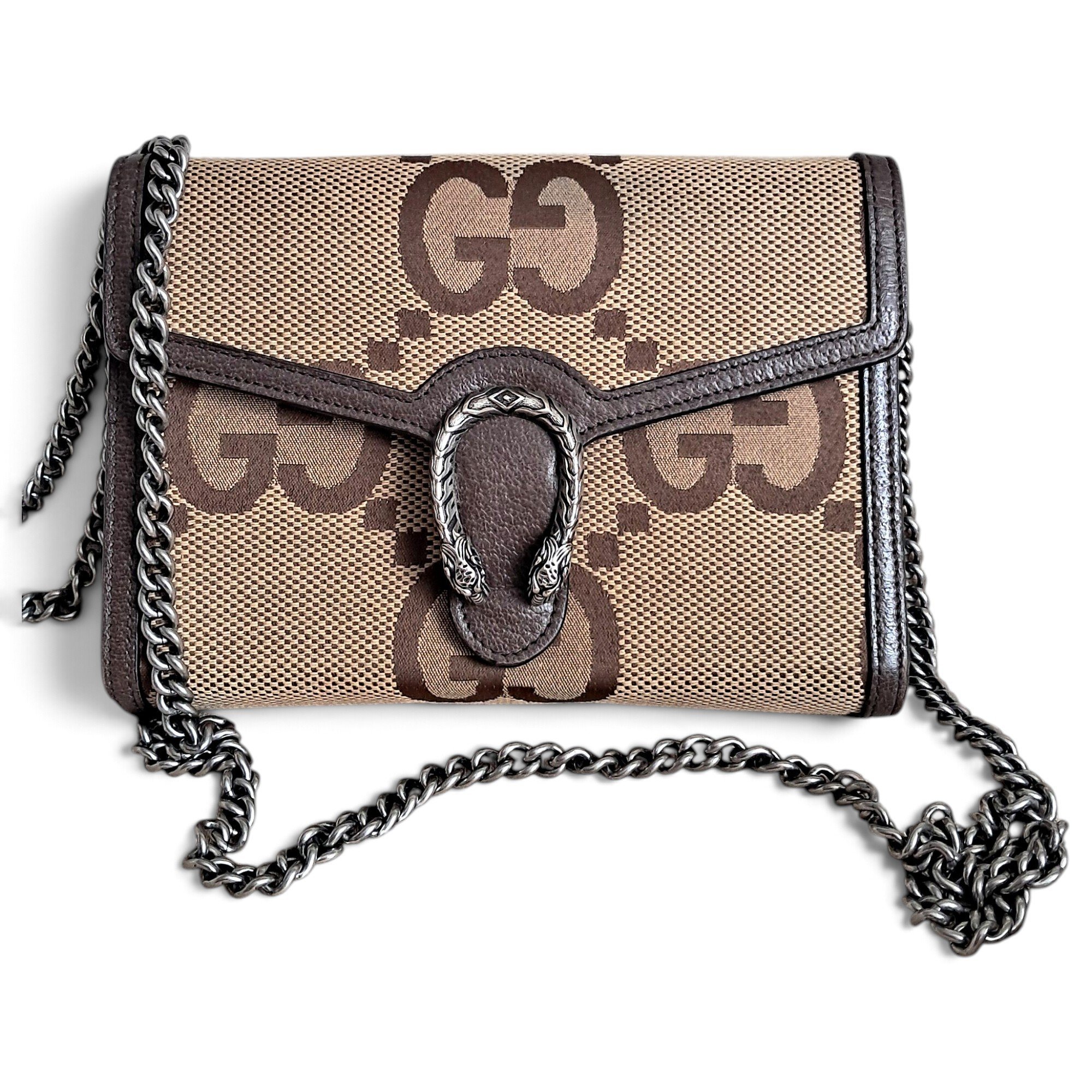 Dionysus Chain Wallet leather crossbody bag