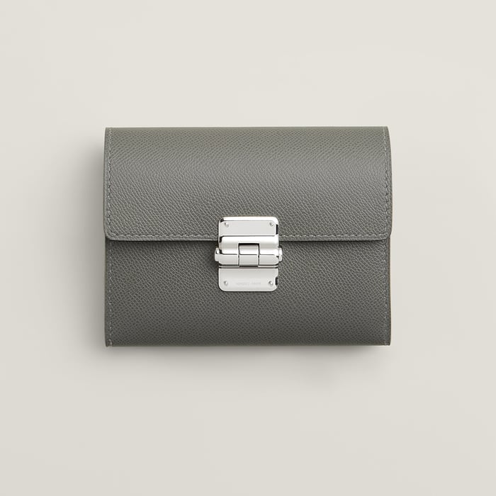 Gris Meyer Charniere Compact Wallet
