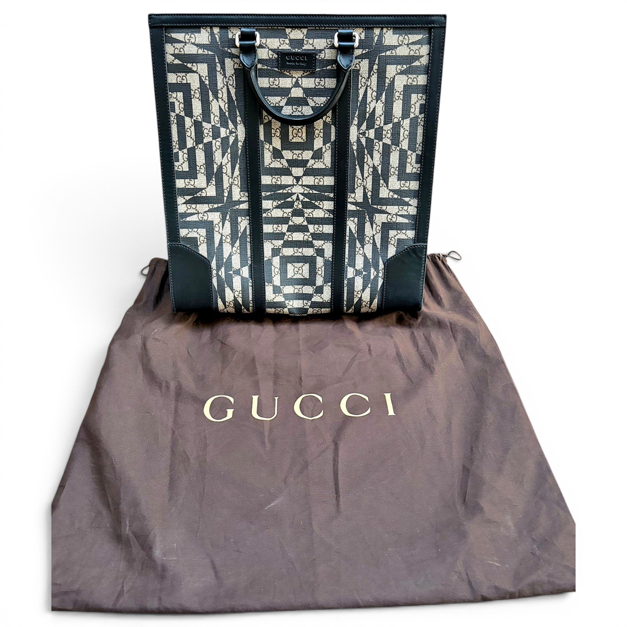 Leather tote