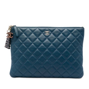 Medium Quilted Lambskin Cuba La Habana O Case Clutch