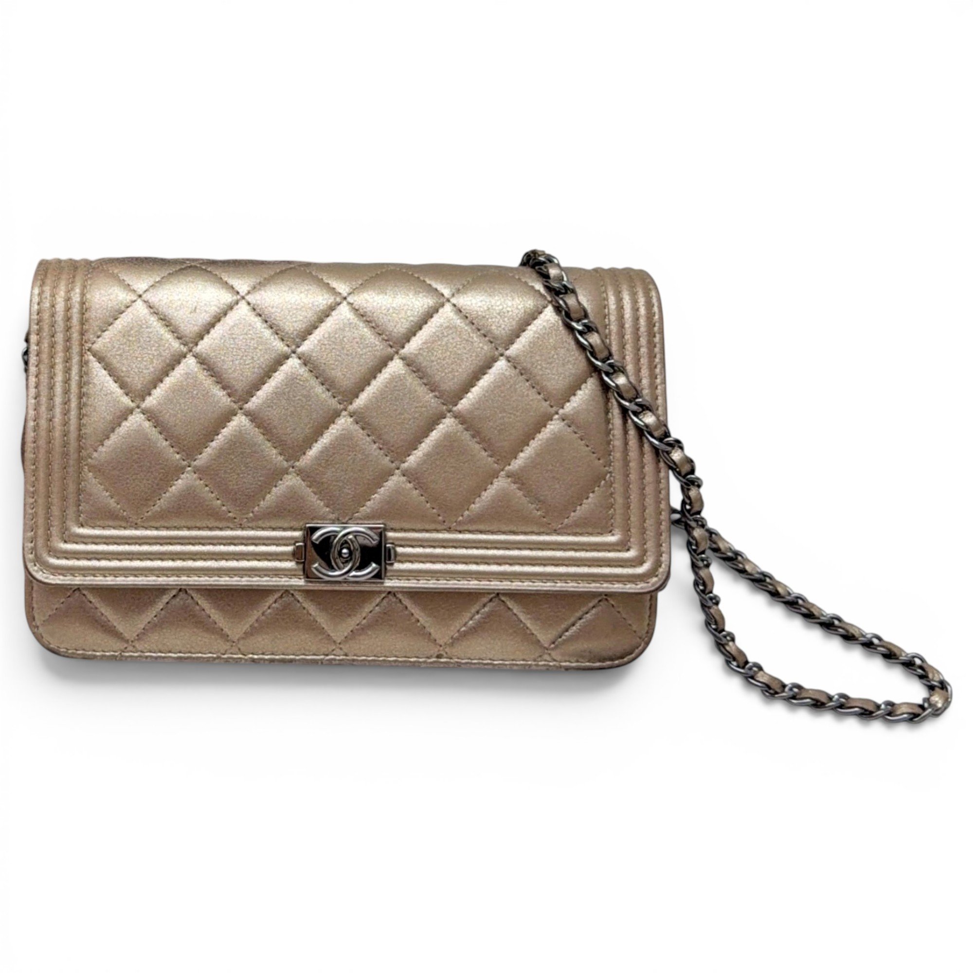Wallet On Chain Timeless/Classique leather crossbody bag