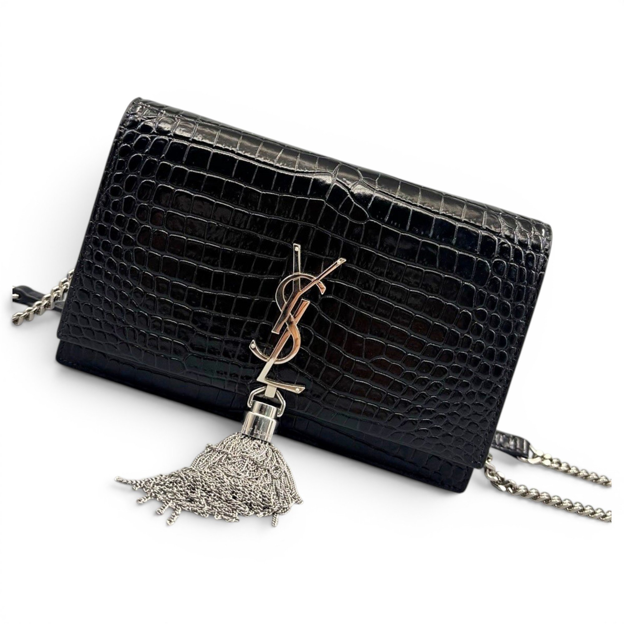 Pompom Kate leather handbag