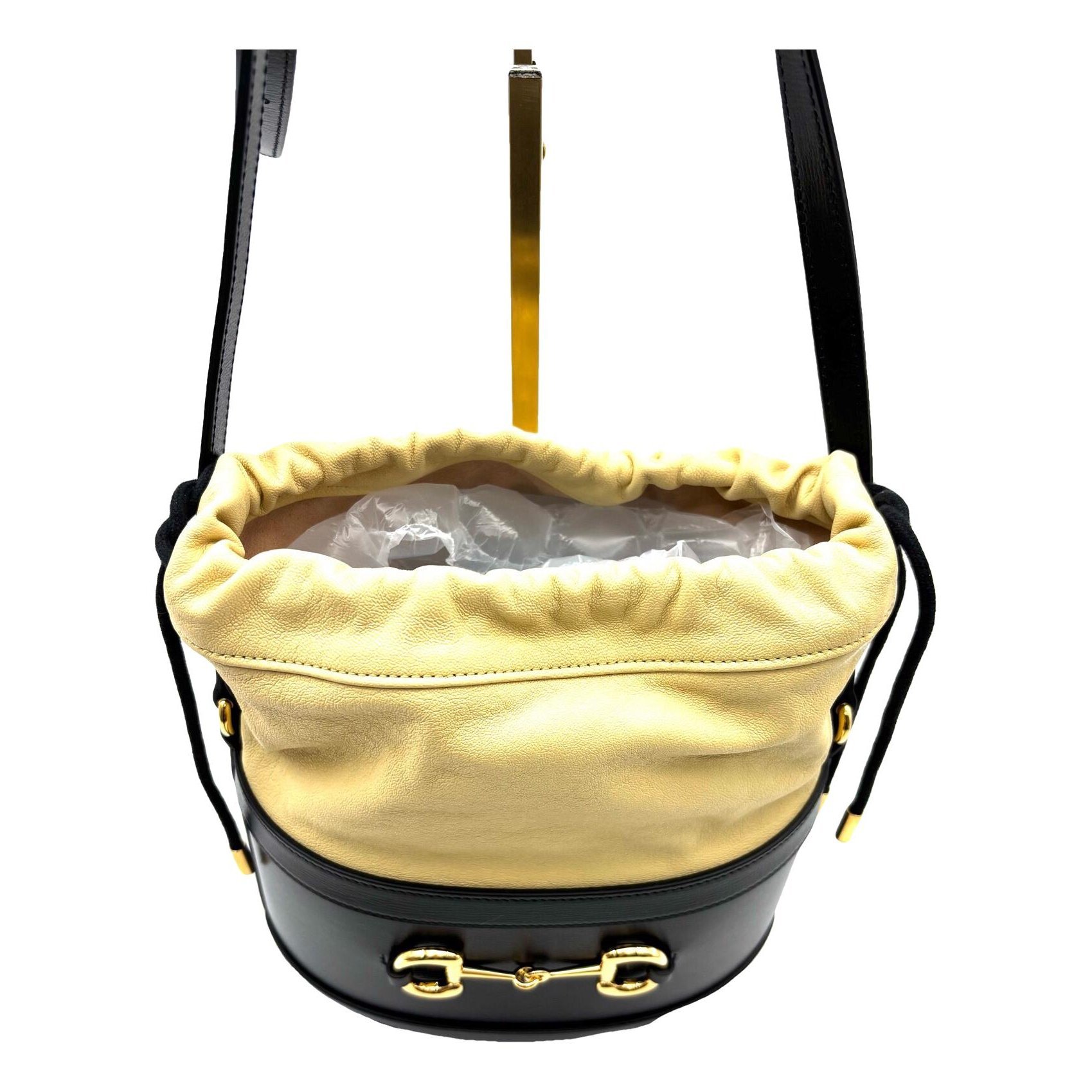 Horsebit 1955 Bucket leather crossbody bag