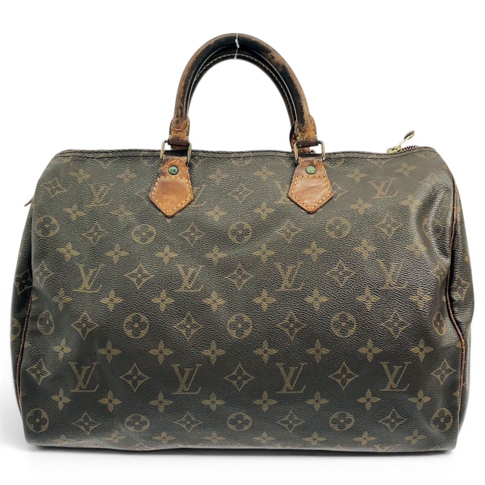 Speedy leather handbag