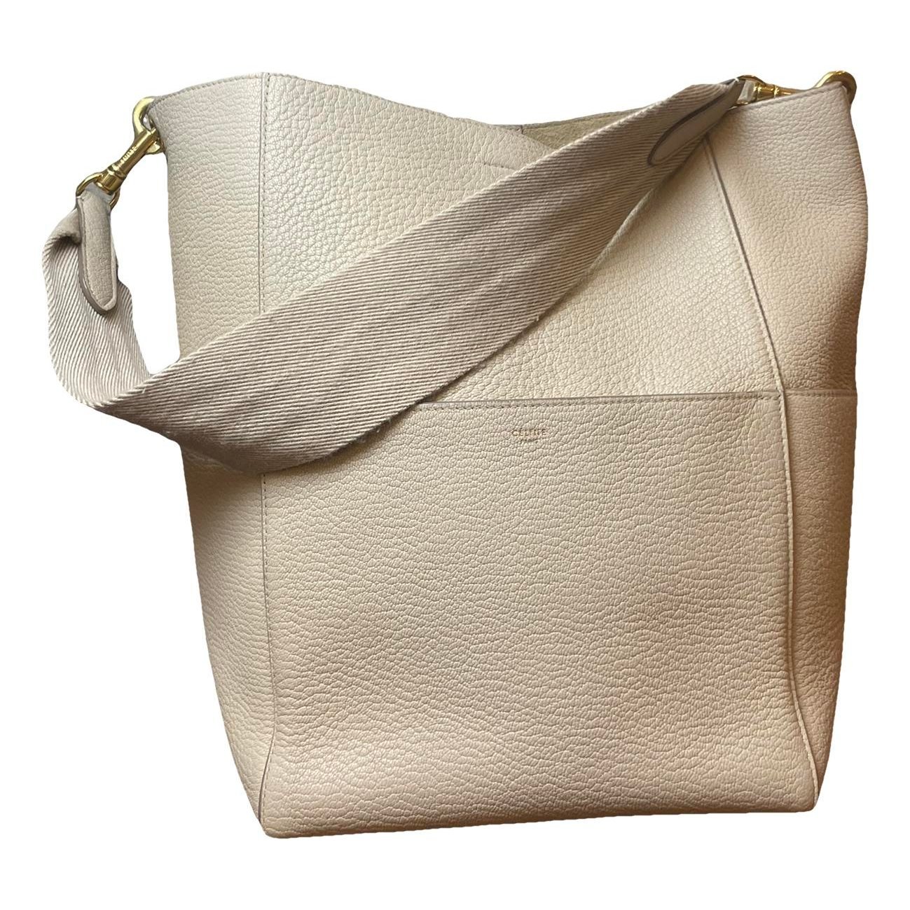 Seau Sangle leather tote