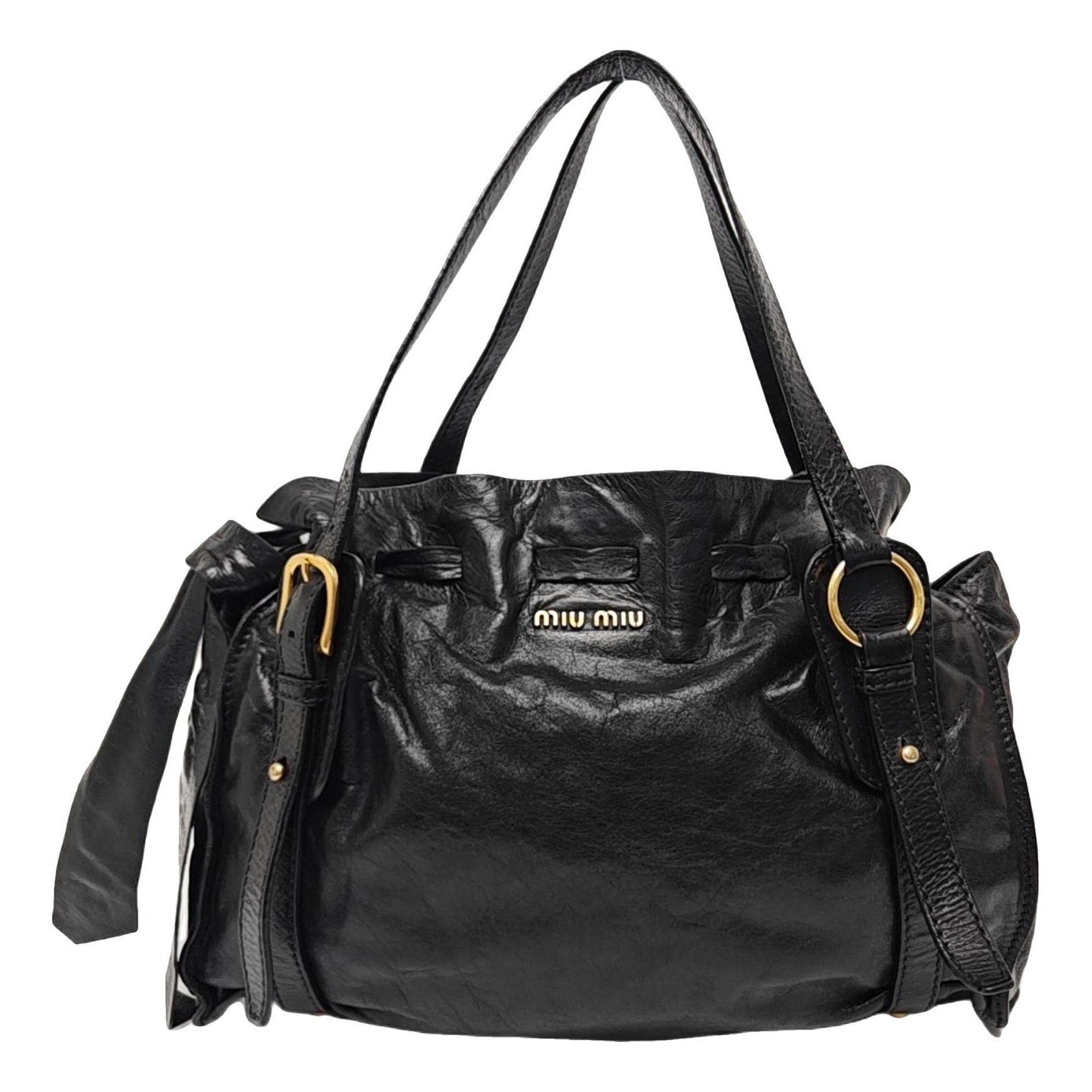 Miu Miu Ivy leather handbag