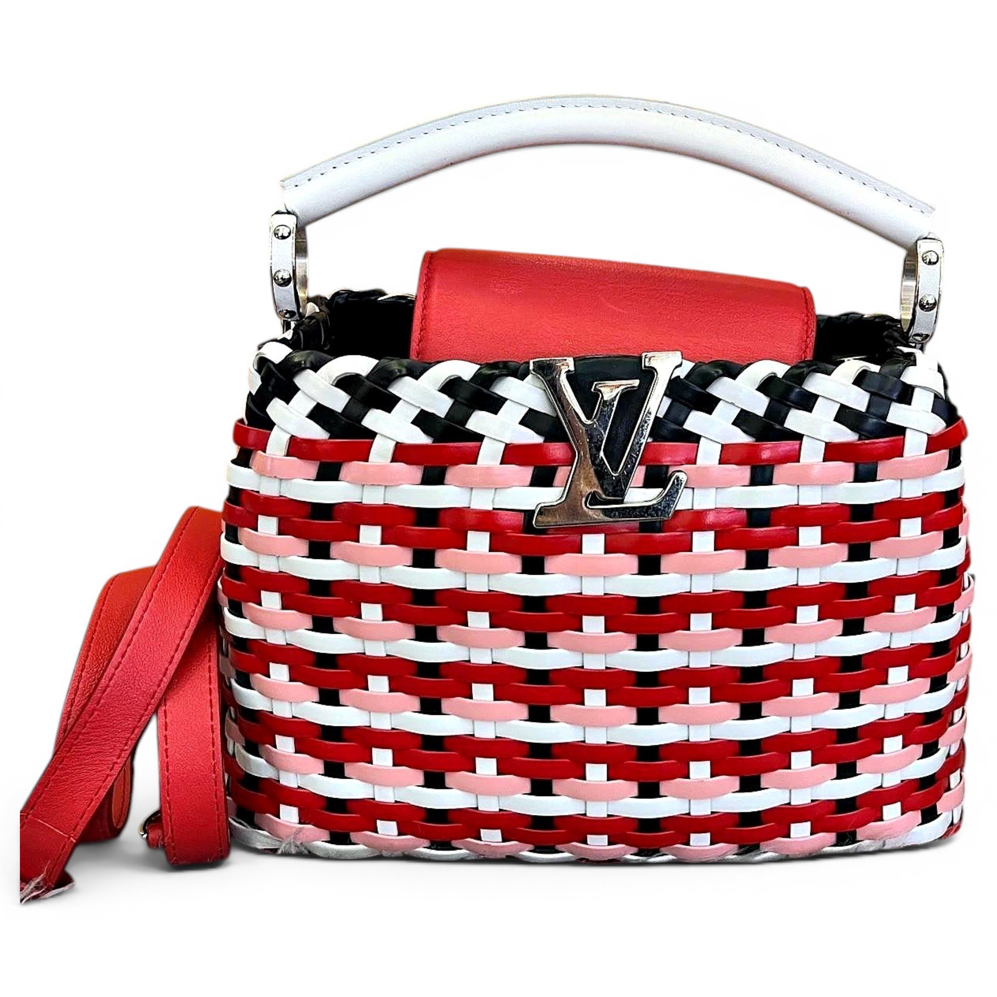 Capucines leather handbag